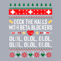 Deck The Halls With Beta Blockers Nurse Christmas Ugly Xmas Tank Dress | Artistshot