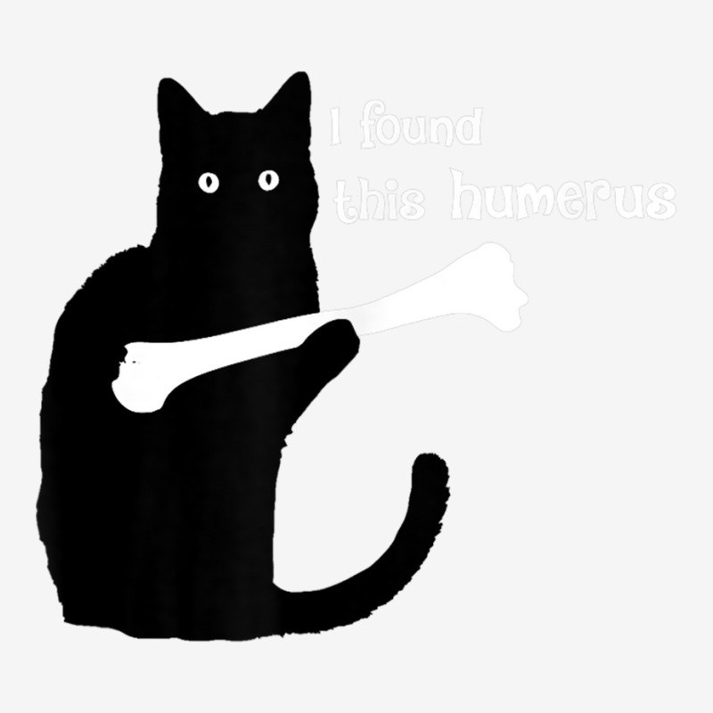 I Found This Humerus Black Cat Metal Print Vertical | Artistshot