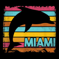 Miami Resident Vintage Dolphin Silhouette Souvenir Gift Pocket T-shirt | Artistshot