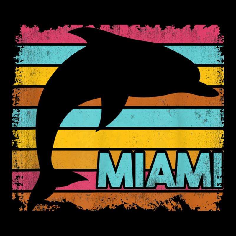 Miami Resident Vintage Dolphin Silhouette Souvenir Gift Unisex Jogger | Artistshot