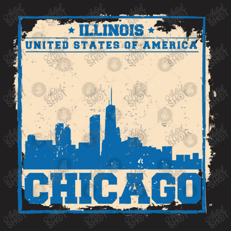 Chicago City Concept Friend T-shirt | Artistshot