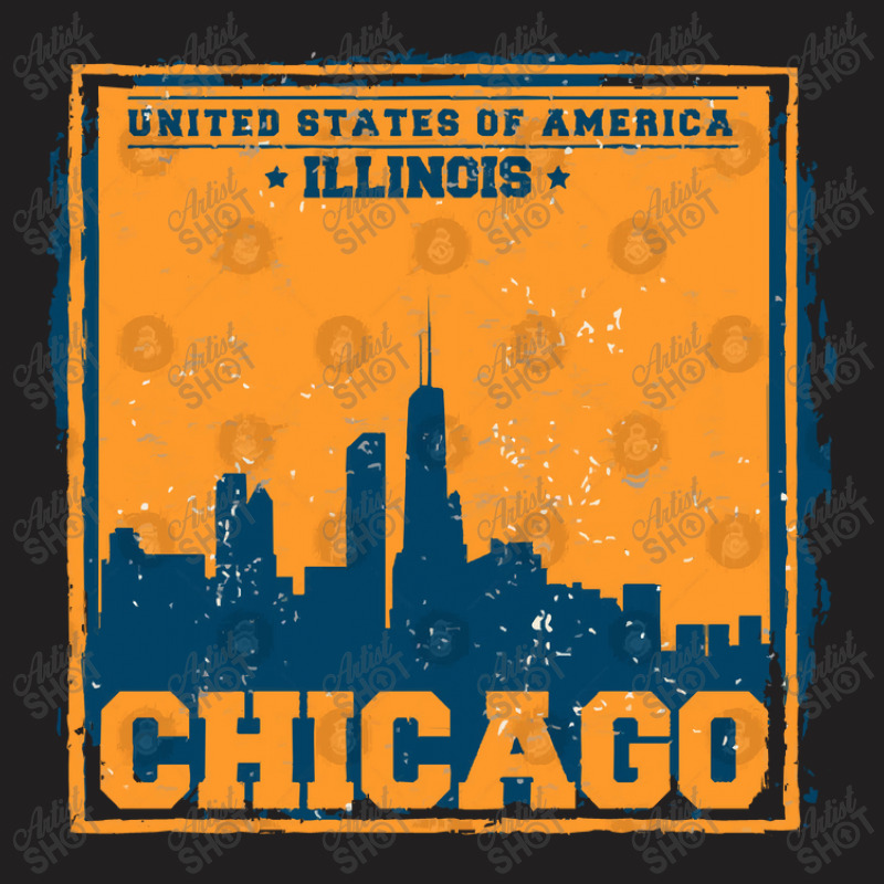 Chicago City Concept T-shirt | Artistshot