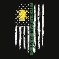 Army Psychological Operations Psyop American Flag Scorecard Crop Tee | Artistshot