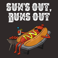 Suns Out Hot Dog Buns Out Funny Sausage Bbq Food Lover Gift Racerback Tank | Artistshot