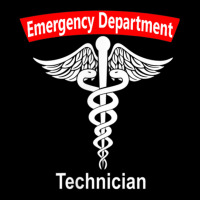 Emergency Department Technician Ed Tech Medical Caduceus Er Zipper Hoodie | Artistshot