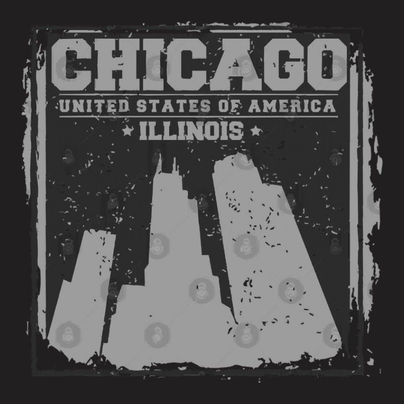 City Concept Chicago T-shirt | Artistshot