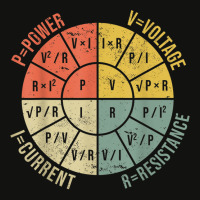 Ohms Law Diagram Electrical Electronics Engineer Vintage Scorecard Crop Tee | Artistshot