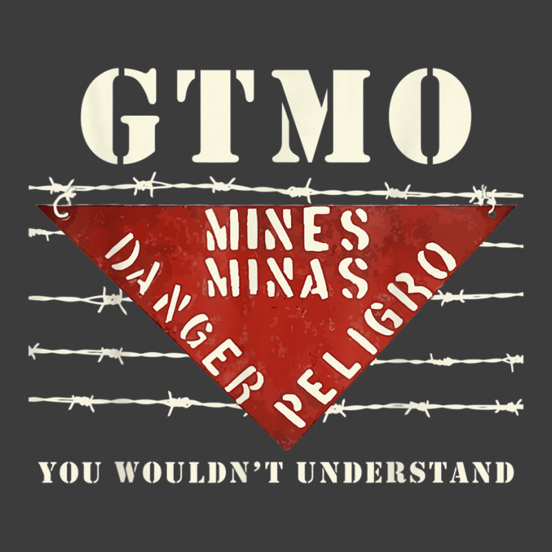 Gtmo Land Mine Barbed Wire Sign Guantanamo Bay Cuba Men's Polo Shirt by CaseVillarreal | Artistshot