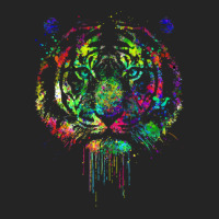 Colorful Dripping Tiger 3/4 Sleeve Shirt | Artistshot