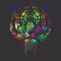 Colorful Dripping Tiger Vintage Hoodie | Artistshot