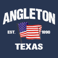 Angleton Texas Tx Usa Stars & Stripes Vintage Style Men Denim Jacket | Artistshot