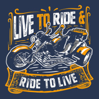 Live To Ride  Ride To Live Cool Triker Trike Bike Ladies Denim Jacket | Artistshot