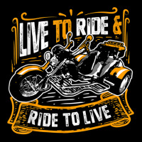 Live To Ride  Ride To Live Cool Triker Trike Bike Legging | Artistshot