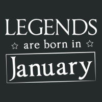 Legends Are Born In January Birthday Gift T Shirt Women's Triblend Scoop T-shirt | Artistshot