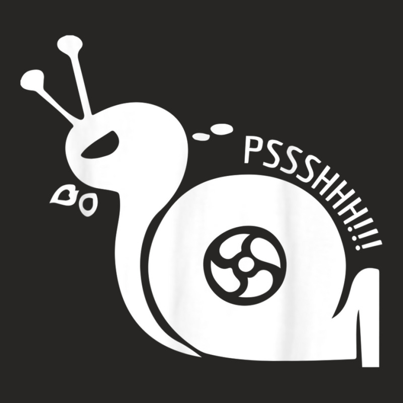 Snail Funny Turbo Boost Racing Pshh Ladies Fitted T-Shirt by IsabelSchmit | Artistshot