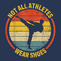 Material Arts Not All Athletes Wear Shoes In Karate Jujitsu Men Denim Jacket | Artistshot