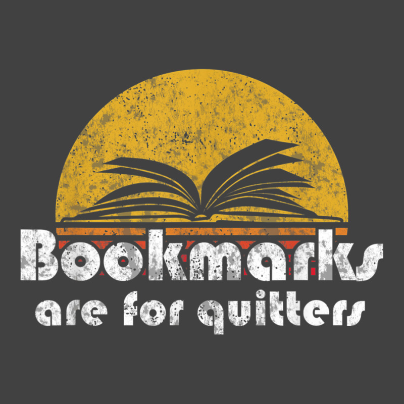 Vintage Reading Book Bookmarks Quitters Sunset Gift Vintage T-Shirt by WillettaIngber | Artistshot