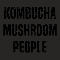 Kombucha Mushroom People (dark) Ladies Fitted T-shirt | Artistshot