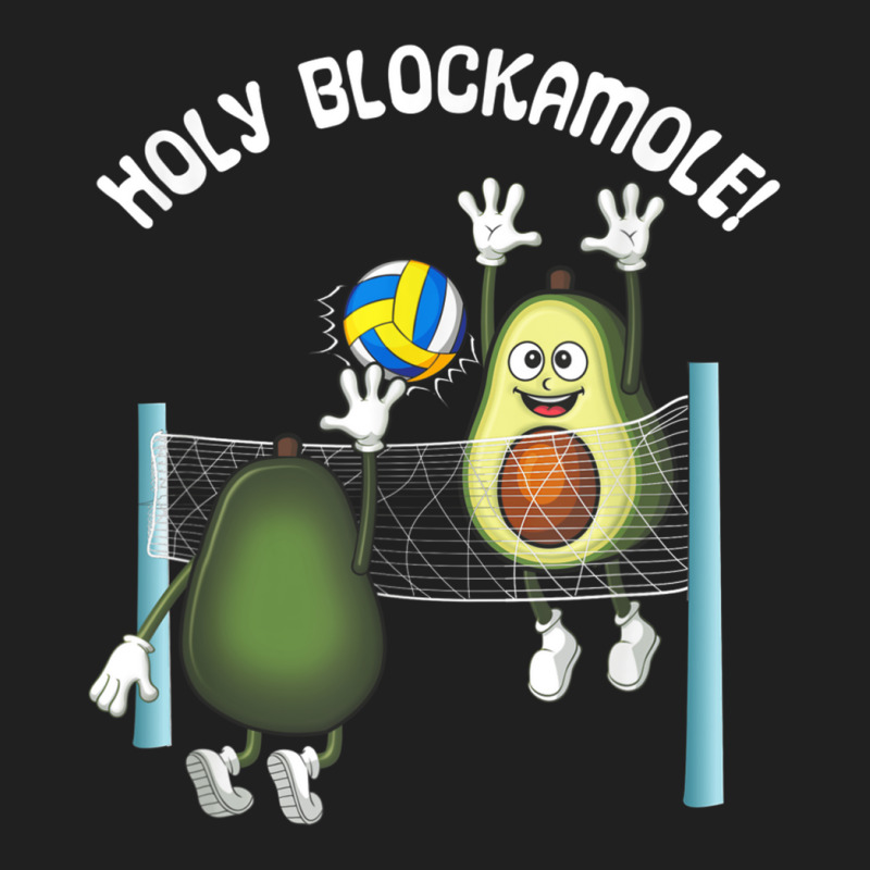 Holy Blockamole Guacamole Player Blocker Volleyball Ladies Polo Shirt by CrystalWanda | Artistshot