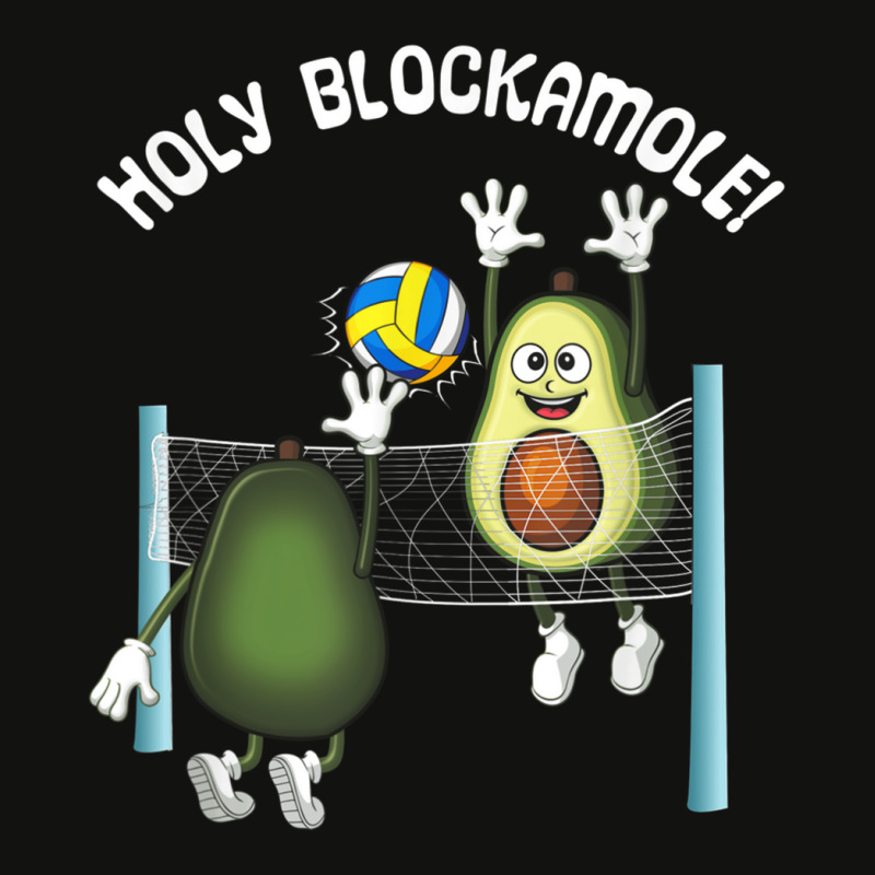 Holy Blockamole Guacamole Player Blocker Volleyball Scorecard Crop Tee by CrystalWanda | Artistshot