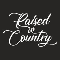 Raised On Country Casual Ladies Fitted T-shirt | Artistshot