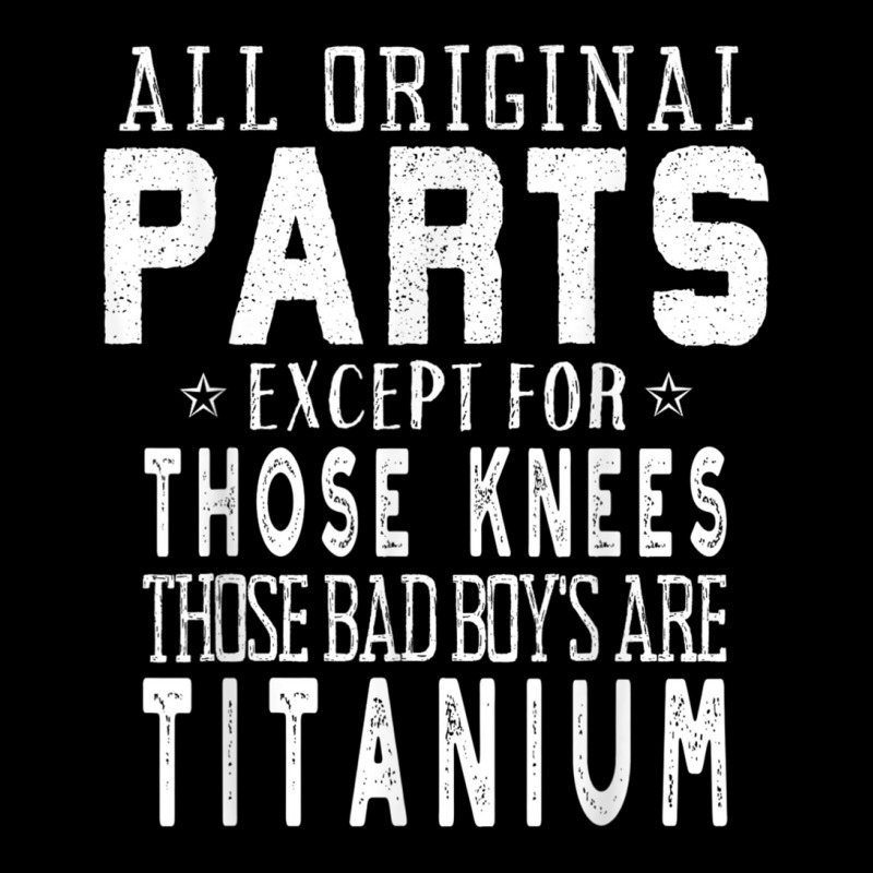 Funny Titanium Dual Knee Replacement Surgery Kids Cap | Artistshot