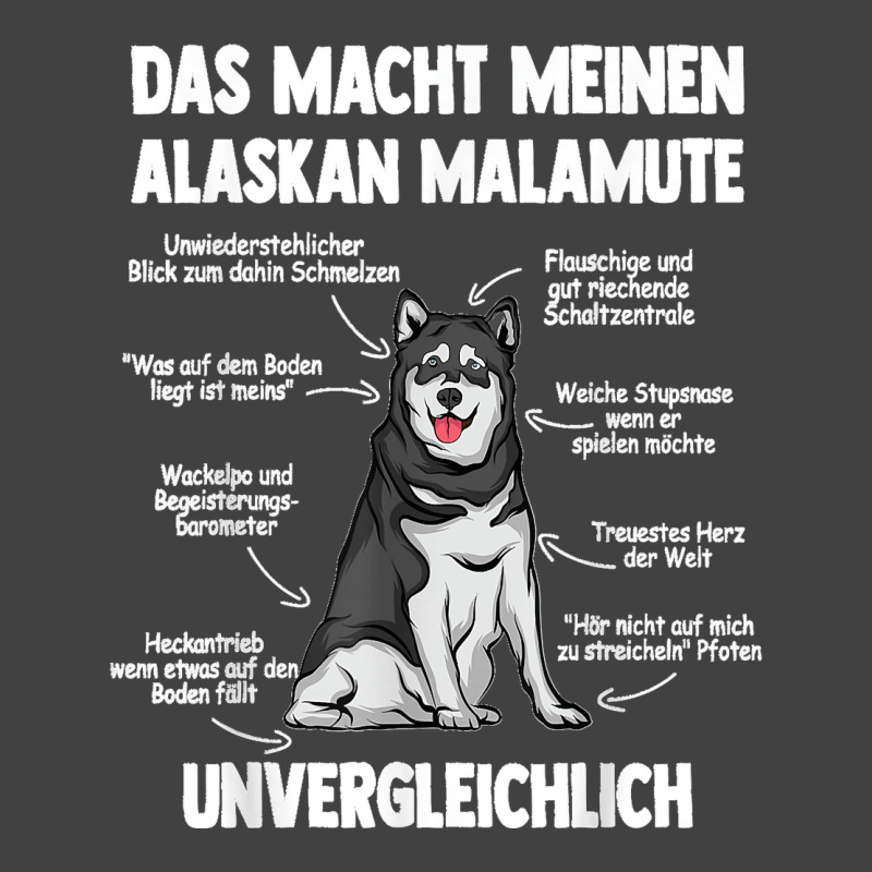 Anatomy Of An Alaskan Malamute Vintage T-shirt | Artistshot