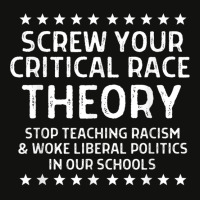 Screw Your Critical Race Theory Anti Crt For Parents Scorecard Crop Tee | Artistshot