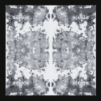 Grunge Kaleidoscope Black And White Pattern Scorecard Crop Tee | Artistshot