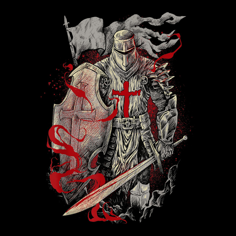 Medieval Crusader Knight Templar Pocket T-shirt | Artistshot