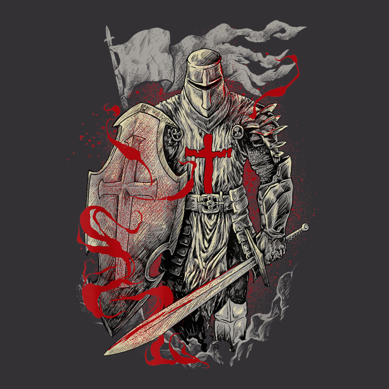 Medieval Crusader Knight Templar Vintage Hoodie | Artistshot