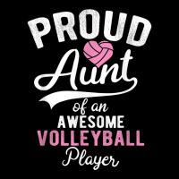 Proud Aunt Of Volleyball Player Supporter Novelty Gift Maternity Scoop Neck T-shirt | Artistshot