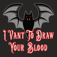 Funny Phlebotomist Vampire Bat Phlebotomy Saying Ladies Fitted T-shirt | Artistshot