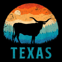 Texas Longhorn Cow Vintage Texan Cattle Herd Retro Lone Star Cropped Hoodie | Artistshot