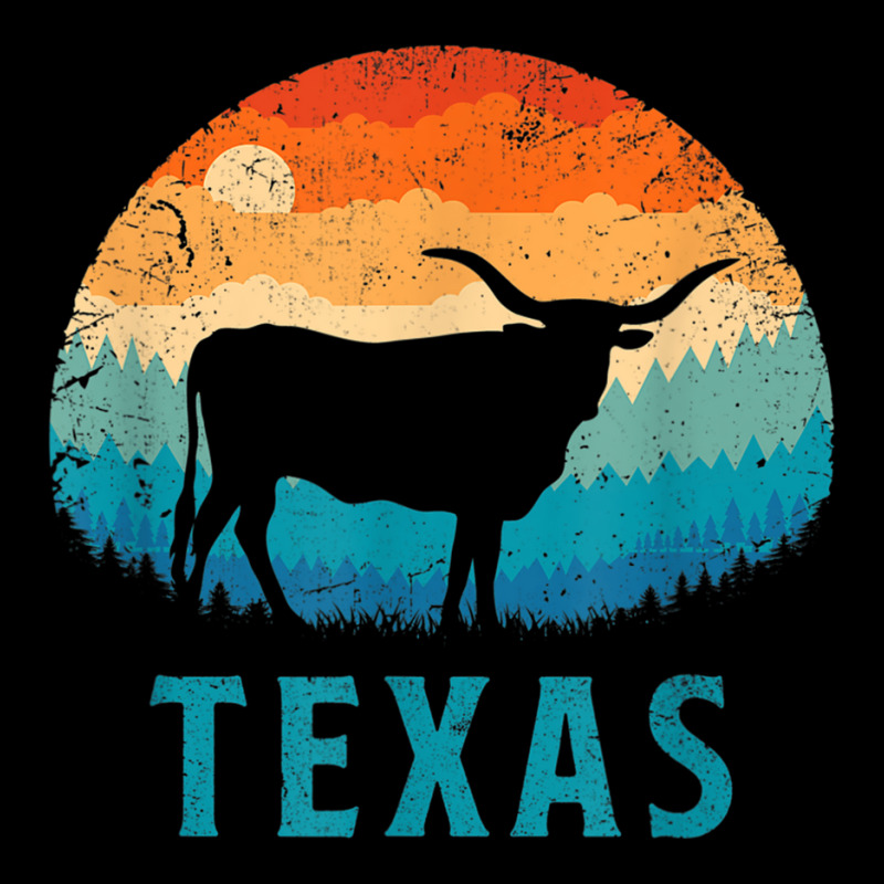 Texas Longhorn Cow Vintage Texan Cattle Herd Retro Lone Star Legging by RomanMikolyants | Artistshot