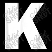 Letter K Capital Alphabet Monogram Initial Maternity Scoop Neck T-shirt | Artistshot