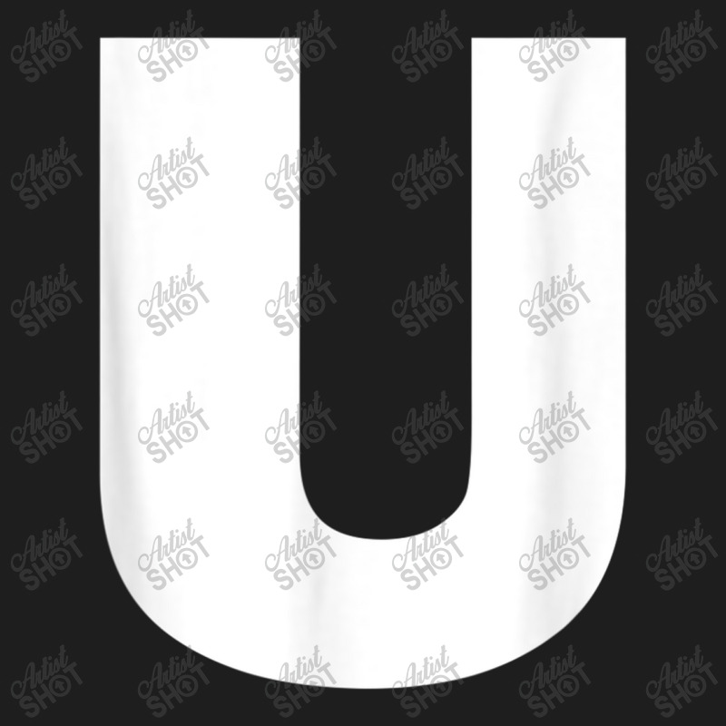 Letter U Capital Alphabet Monogram Initial Classic T-shirt by MechelleMilliken | Artistshot