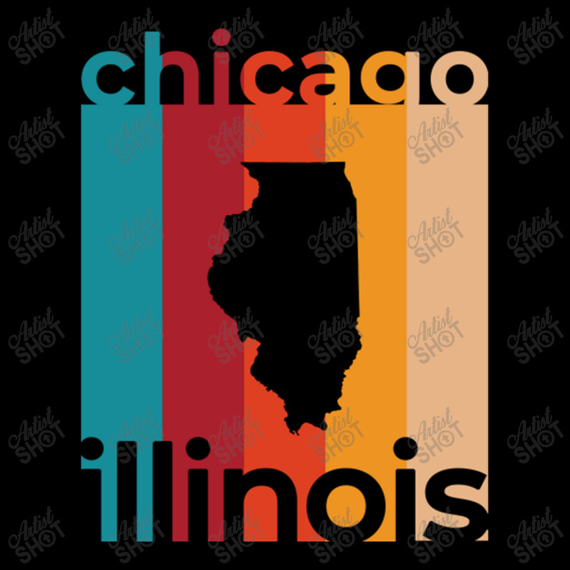 Chicago Illinois Retro Zipper Hoodie by TerriBeverly | Artistshot