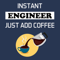 Instant Engineer Just Add Coffee Ladies Denim Jacket | Artistshot