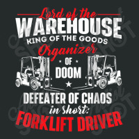 Lord Of The Warehouse Forklift Driver Fork Stacker Operator Women's Triblend Scoop T-shirt | Artistshot