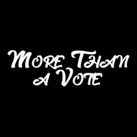 More Than A Vote Organization Cropped Hoodie | Artistshot