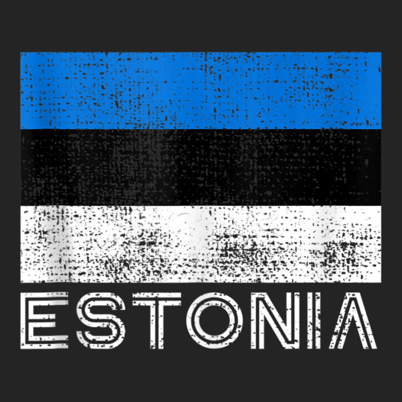 Estonian National Flag Vintage Pride Estonia Tank Top 3/4 Sleeve Shirt | Artistshot