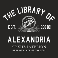 The Library Of Alexandria Egypt Ancient Egyptian Library Ladies Fitted T-shirt | Artistshot