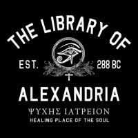 The Library Of Alexandria Egypt Ancient Egyptian Library Women's V-neck T-shirt | Artistshot