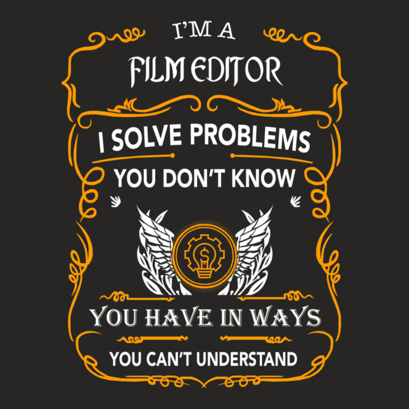 Film Editor Ladies Fitted T-Shirt by DemetriusWatkinsSr | Artistshot