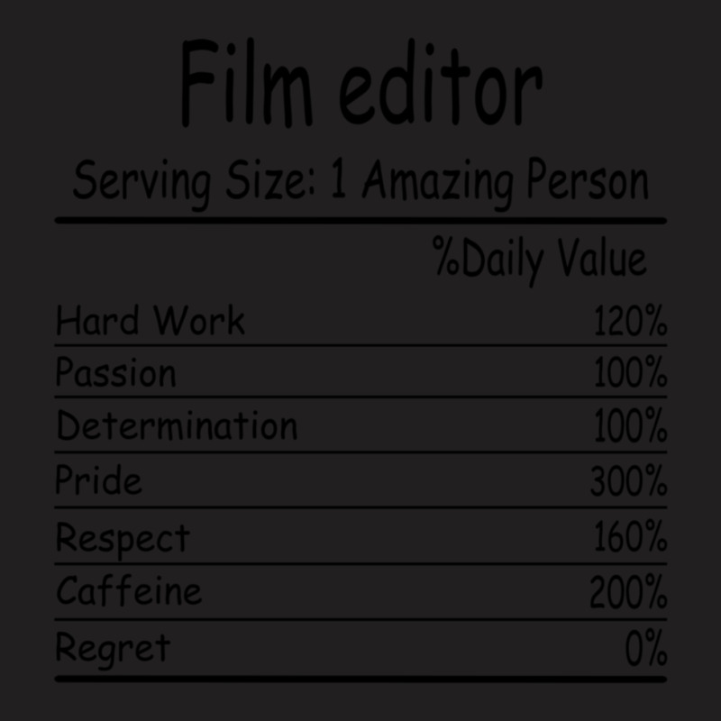 Film Editor Amazing Person Daily Value T-shirt | Artistshot