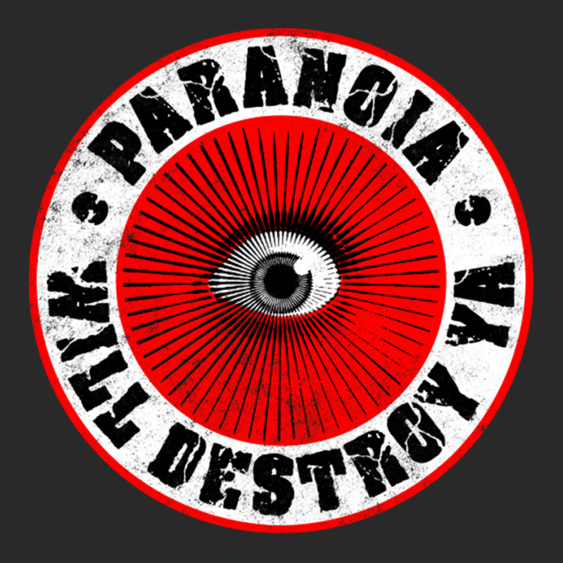 Paranoia Will Destroy Ya' Red Black Amp White Printed hat by LindaMarisa | Artistshot