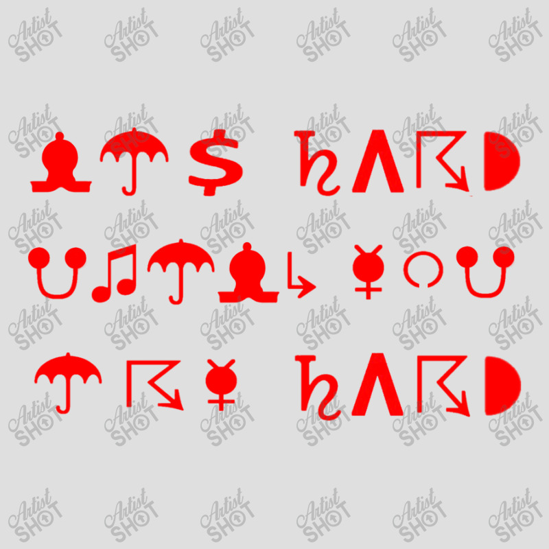 Try Hard Puzzle Text V-neck Tee | Artistshot