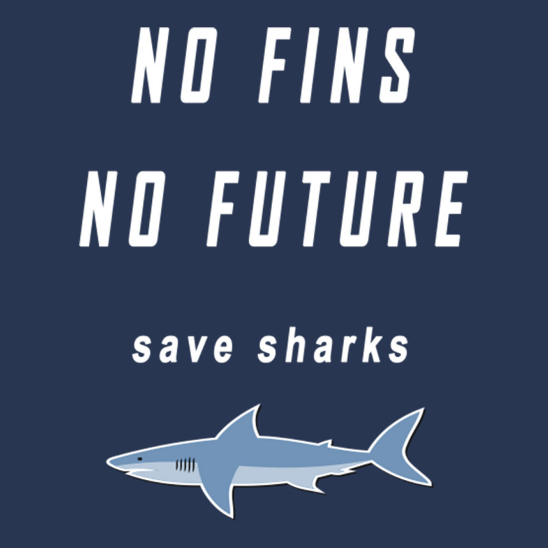 No Fins No Future Save Sharks Men Denim Jacket | Artistshot