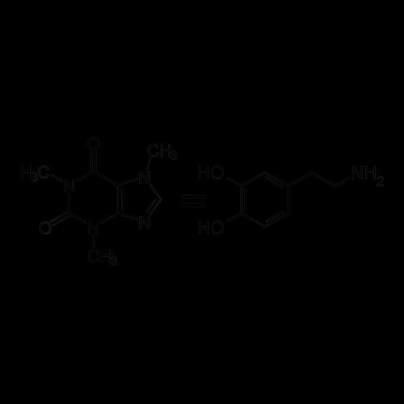 Caffeine Equals Happiness - Molecule Dopamine Science Shirt Toddler Sweatshirt by MindyLeeLucas | Artistshot